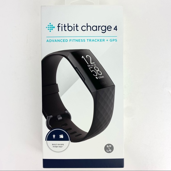 FitBit Charge 4 Fitness Tracker & GPS Smart Watch Pedometer Black Bands S & L - Picture 7 of 12